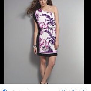 New York & Company One Shoulder Dress